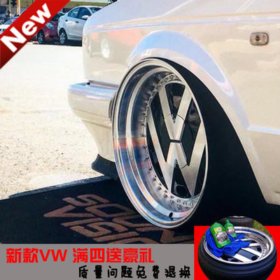 17寸复古VW改装轮毂适用于高尔夫