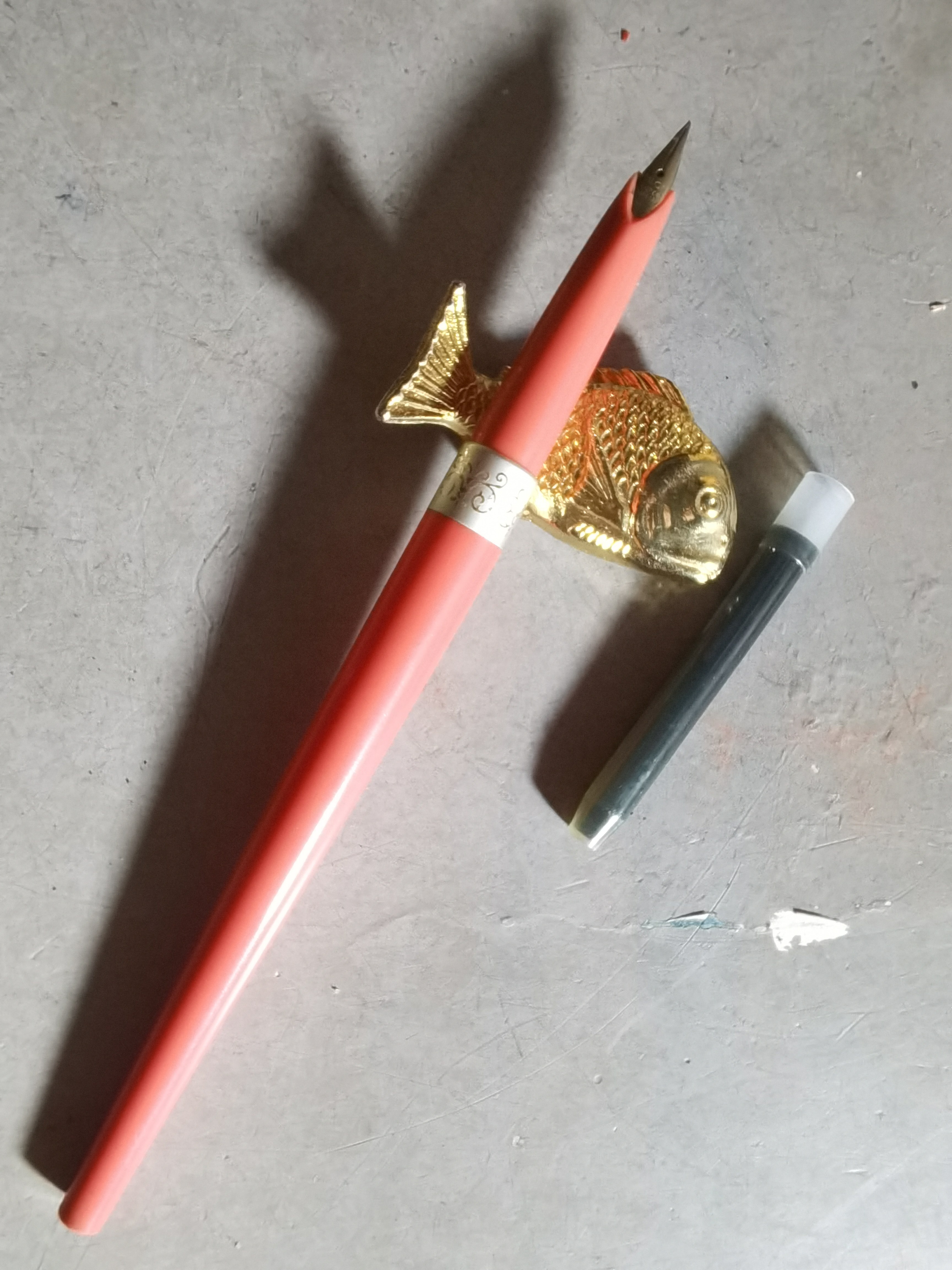 阅古斋日本产百乐正品二手钢笔台笔怀旧学生学习老文具练字笔包邮