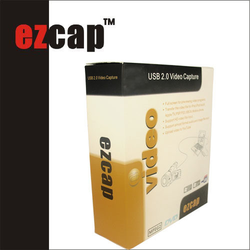 ezcap USB视频采集卡盒 苹果微软双系统 录视频 录游戏 模拟录制