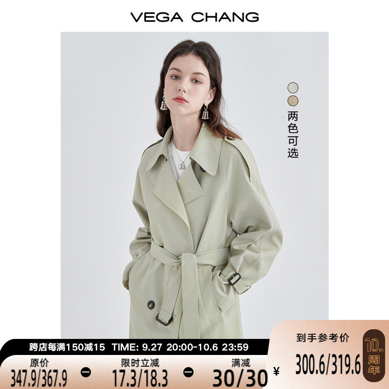 VEGA CHANG风衣女中长款2023秋新款高级感大衣小个子英伦风外套怎么样,好用不?