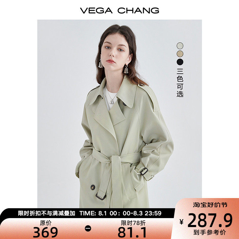 【限时78折】风衣女中长款2023秋新款高级感大衣小个子英伦风外套属于什么档次？