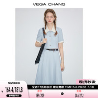 VEGA CHANG时尚套装女2024年夏季新款法式外套半裙气质减龄两件套