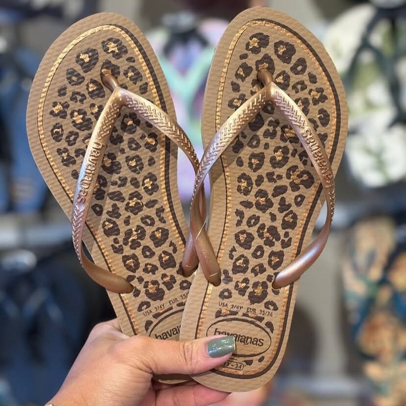 2026新款havaianas豹纹人字拖