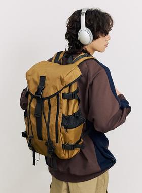 mye双肩包男潮牌城市机能户外旅行登山背包日系大容量女电脑书包