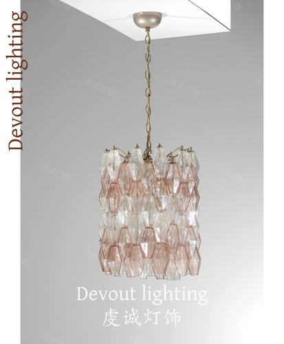 【支持非标定制】意大利中古客厅餐厅穆拉诺吊灯卧室酒店样板房灯