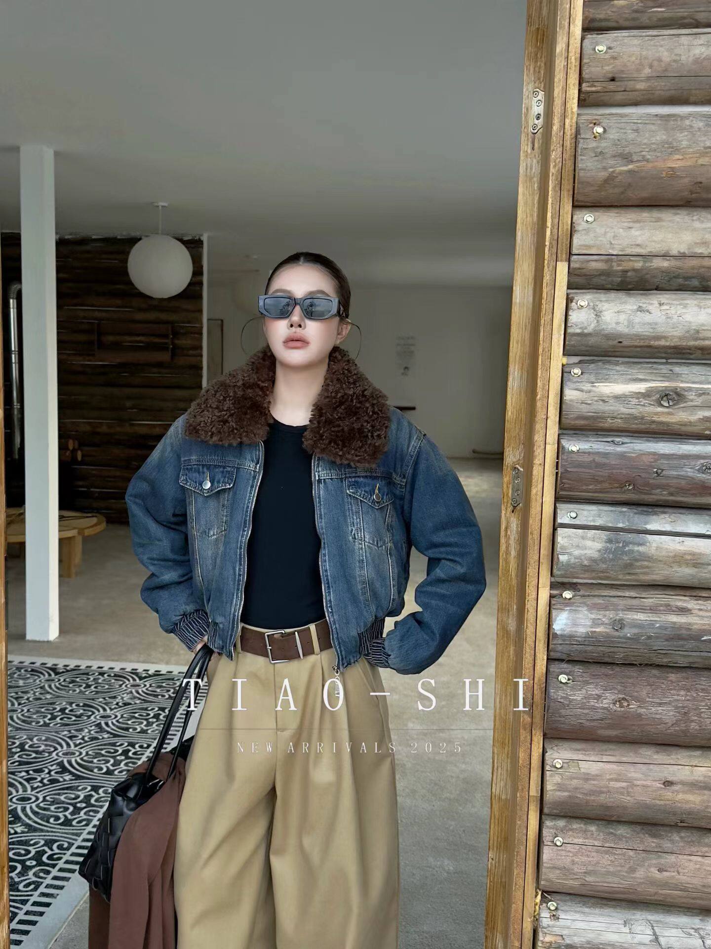 2025新款秋冬款韩版时尚洋气牛仔外套女短款夹克上衣女百搭外套女,女装/女士精品,短外套,淘宝优惠券,粉丝福利购,淘宝优惠卷