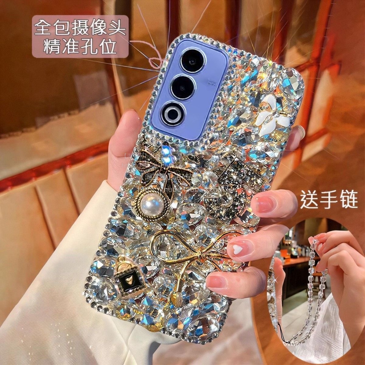 适用于OPPOA3活力版手机壳A3x满钻5G女新款A3Pro全包防摔A3奢华水钻A2Pro时尚闪钻Reno12硅胶外壳创意个性潮