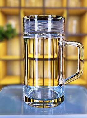 东海原矿水晶杯泡茶杯