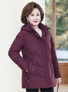 棉衣女短款加厚2026年新款中老年妈妈装冬天棉袄外套冬季爆款棉服