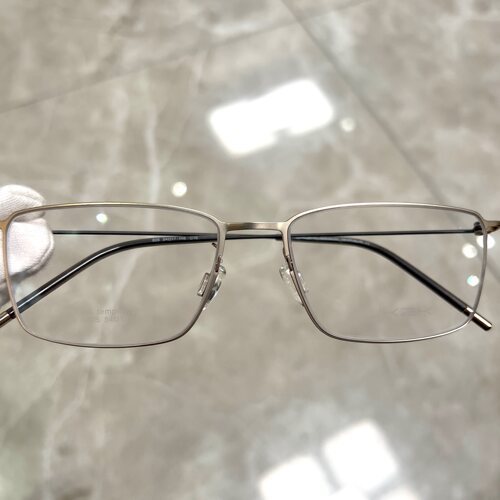 【极简理工】UKZK纯钛腿医用钢圈眼镜框超轻纤细男款近视镜架805