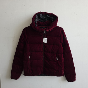 360041胸围102女款 意大利博物馆样板衣 丝绒面料 短款羽绒服