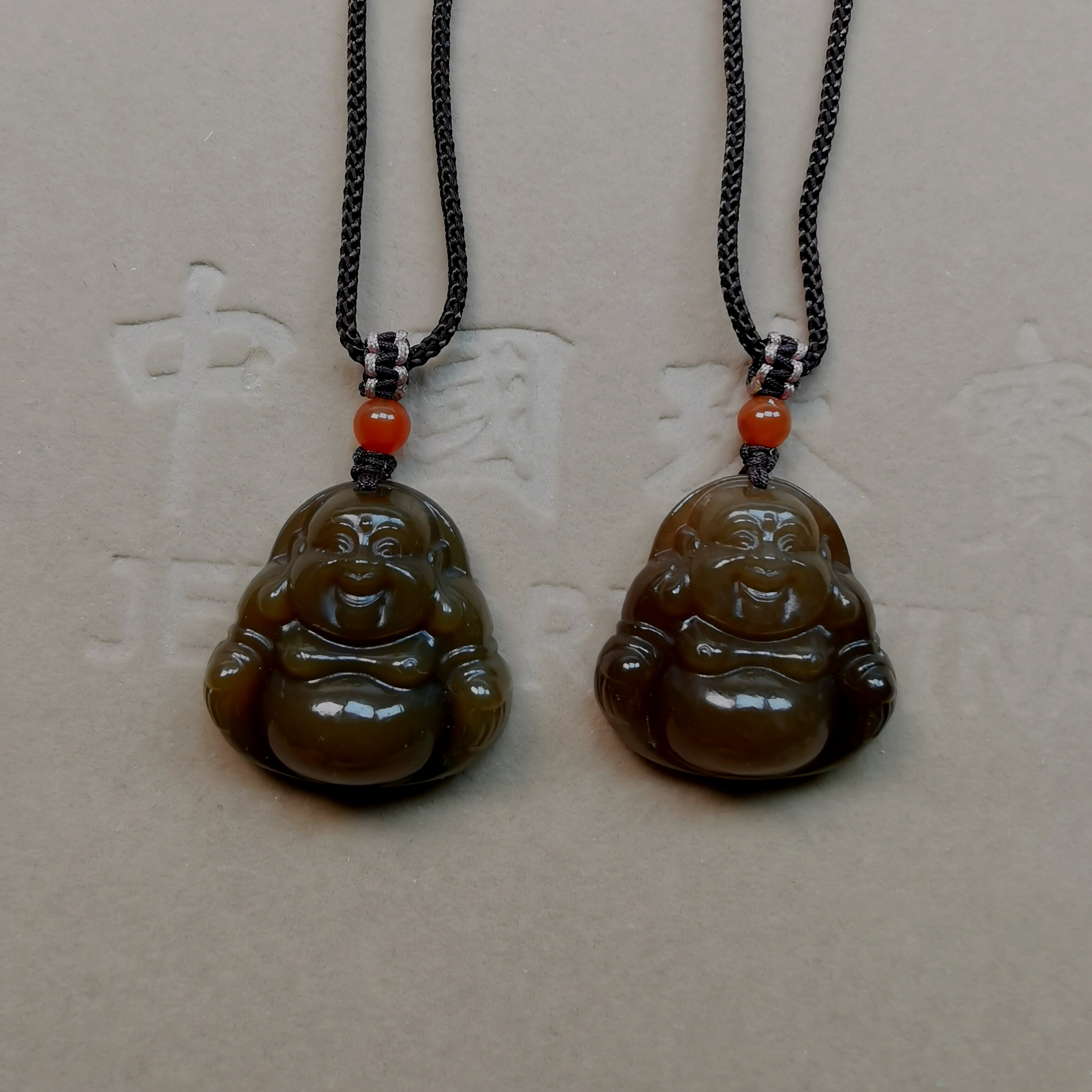 天然和田玉糖玉弥勒佛公吊坠