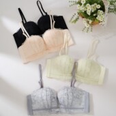B杯时尚 吉娜3383美背内衣2025新款 爆款 百搭小胸聚拢无肩带文胸罩