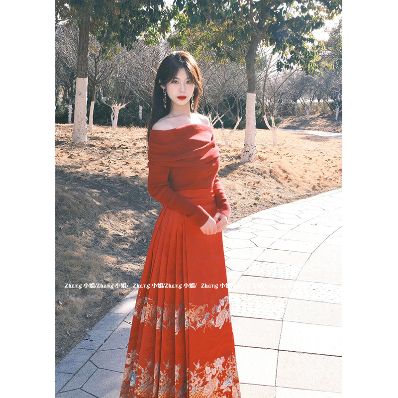 【送运费险】过年战袍国风马面裙