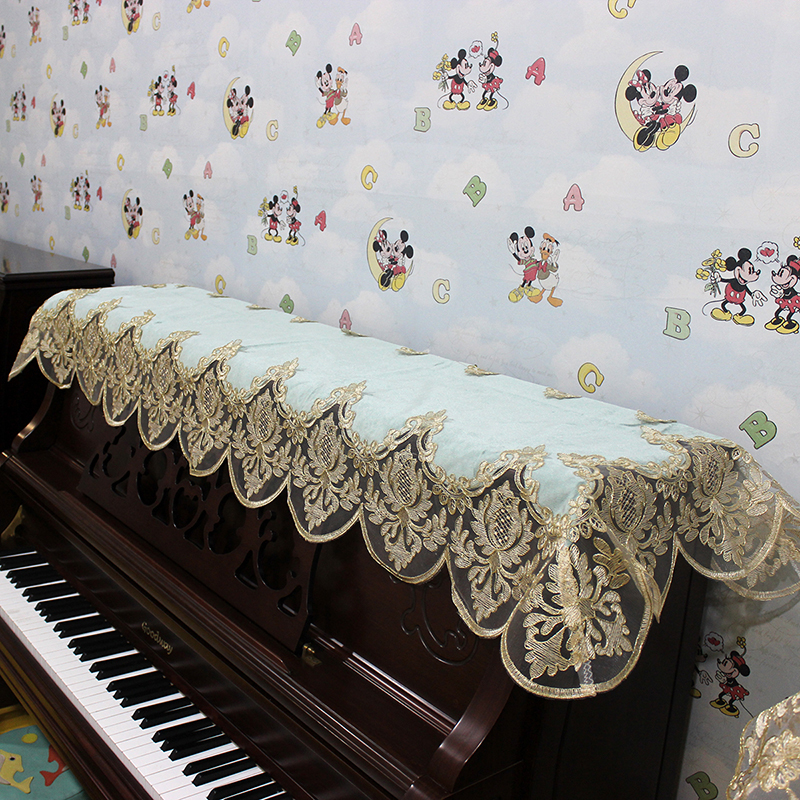 Upright Piano Cover cloth European style Lace household Yamaha Piano Guzheng Electronic organ dustproof Gabionin the Home Fabric , Dust protection cover , Piano Cover  category - from Buy2taobao.com to provide professional Taobao agent buy service