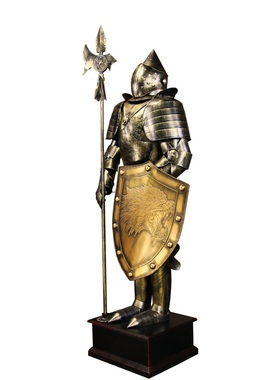 中世纪风古代武士金属工艺摆设