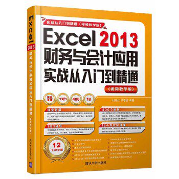 正版现货: Excel 2013财务与会计应用实战从入门到精通 (视频教学版) 9787302442998 清华大学出版社