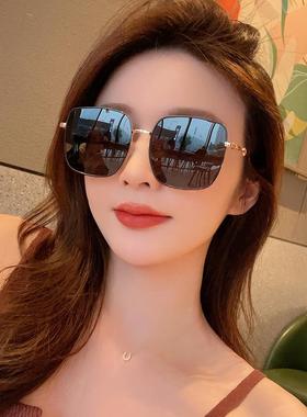 2026新款时尚金属方框女士太阳镜潮流大框显瘦ins网红墨镜TM3101