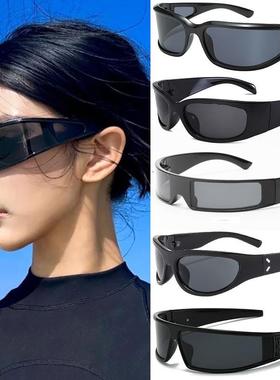 发箍墨镜发卡眼镜防风街拍酷男女辣妹太阳镜防紫外线uv400
