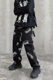 2023春夏日系宽松缩脚港风潮牌ins男潮流直筒休闲小脚裤CK18P49，男装休闲裤，星座101A-1