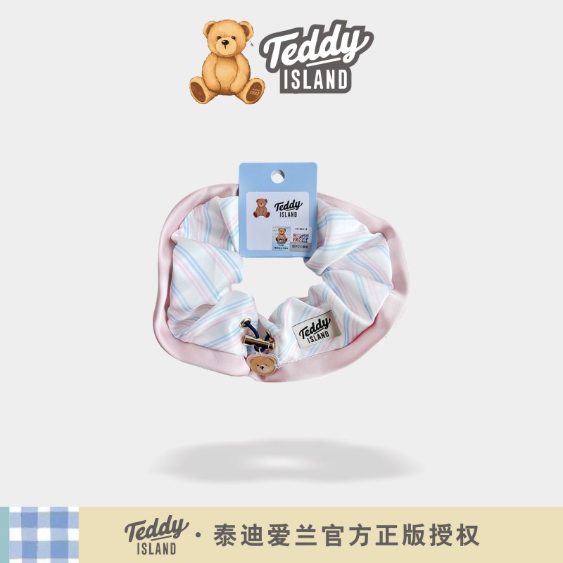 正版泰迪爱兰teddy儿童发圈女童大肠发圈头花扎头皮筋头绳丸子头