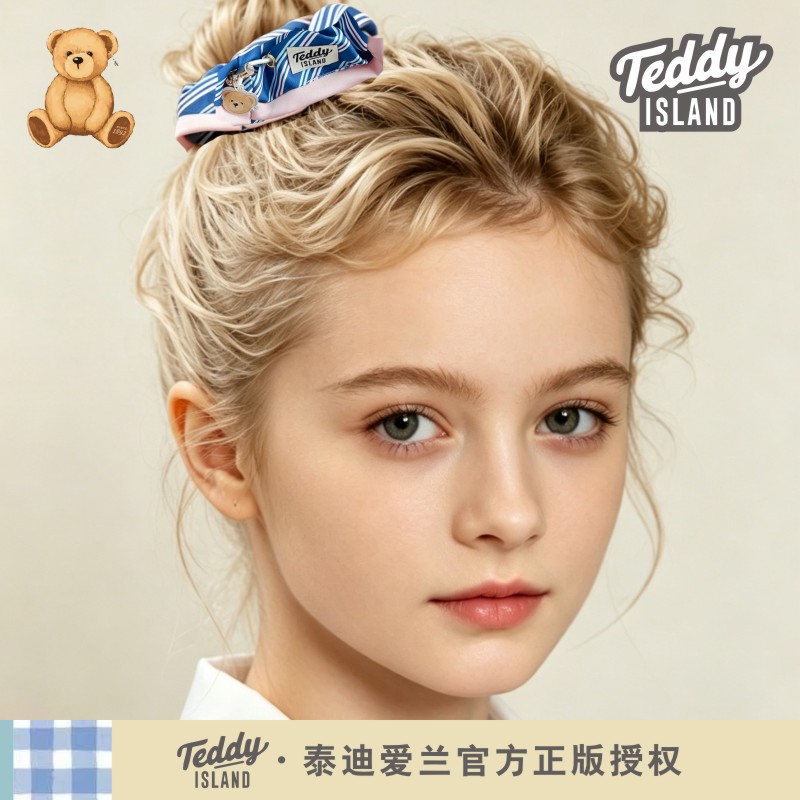 正版泰迪爱兰teddy韩版女生皮筋扎头发发绳发饰学院风大肠圈发圈