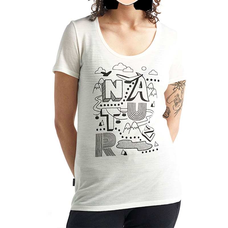 ib美利奴羊毛运动短袖女速干T恤