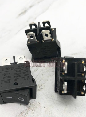 乐磁RS601D液晶电视电源开关4脚2档船型开关四脚开关 15*21mmLECI