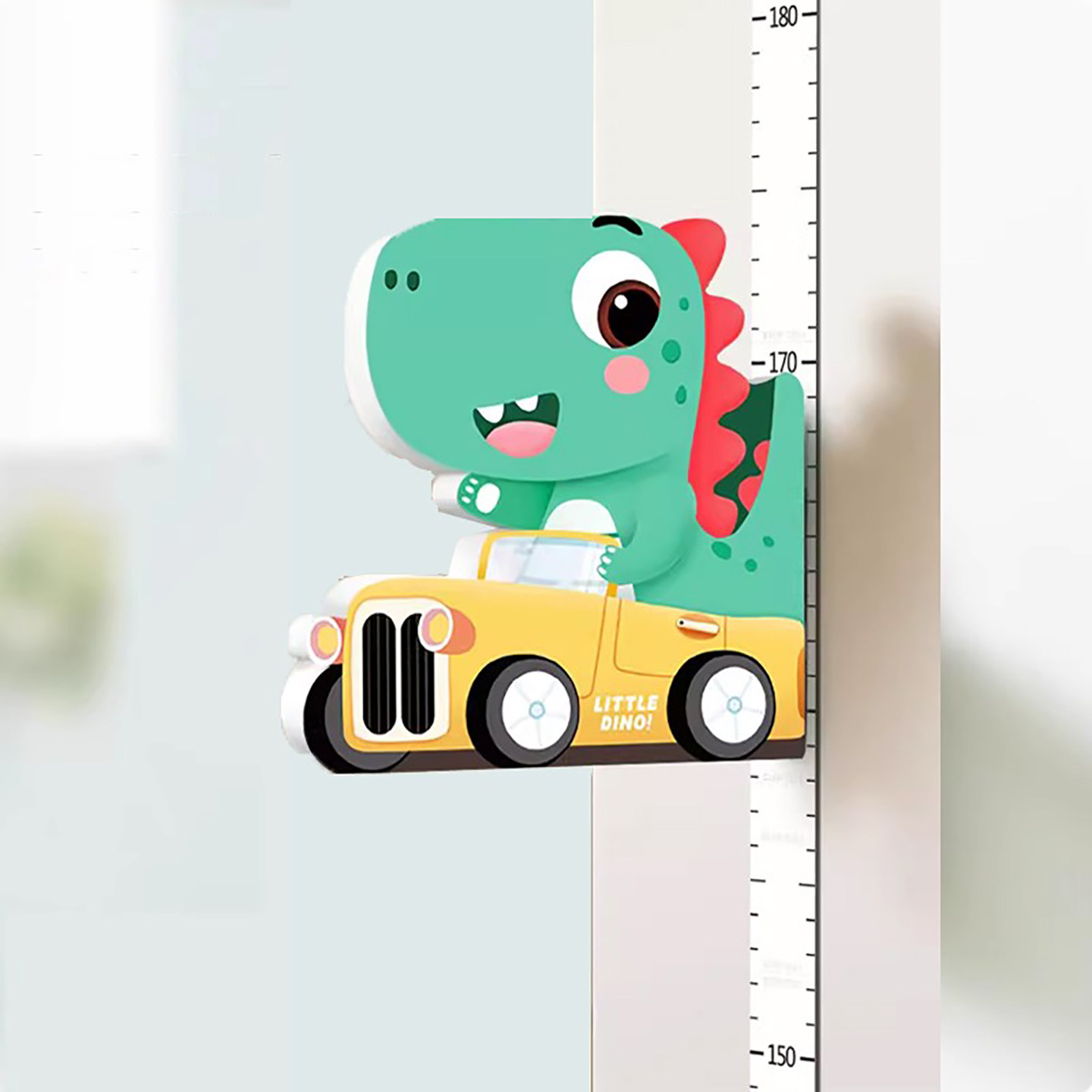儿童身高墙贴纸恐龙卡通测量仪宝宝可记录3D立体男孩量身高尺磁吸,家居饰品,身高贴,淘宝优惠券,粉丝福利购,淘宝优惠卷