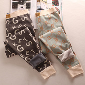 保暖裤 加绒加厚防寒男士 秋裤 绒裤 青年男生潮流设计冬春季 毛裤 新款