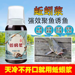 钓鱼小药浓缩蚯蚓浆腥味香黑坑水库野钓滑口鲫鲤诱鱼开口添加剂