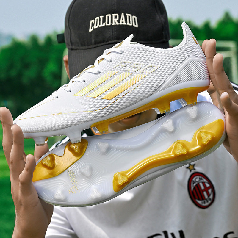 2025新款跨境莆田足球鞋男女青少年学生AG长钉碎钉比赛训练运动鞋