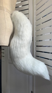 触手猫fursuit 手作兽装 furry兽尾 兽人 尾巴cos白色 可定制