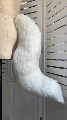 触手猫fursuit 手作兽装 furry兽尾 兽人 尾巴cos白色 可定制