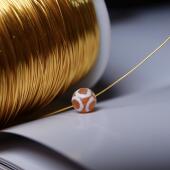 千年红玉髓小单珠文玩纯手工DIY念珠手串配珠弟子珠配饰一图一物