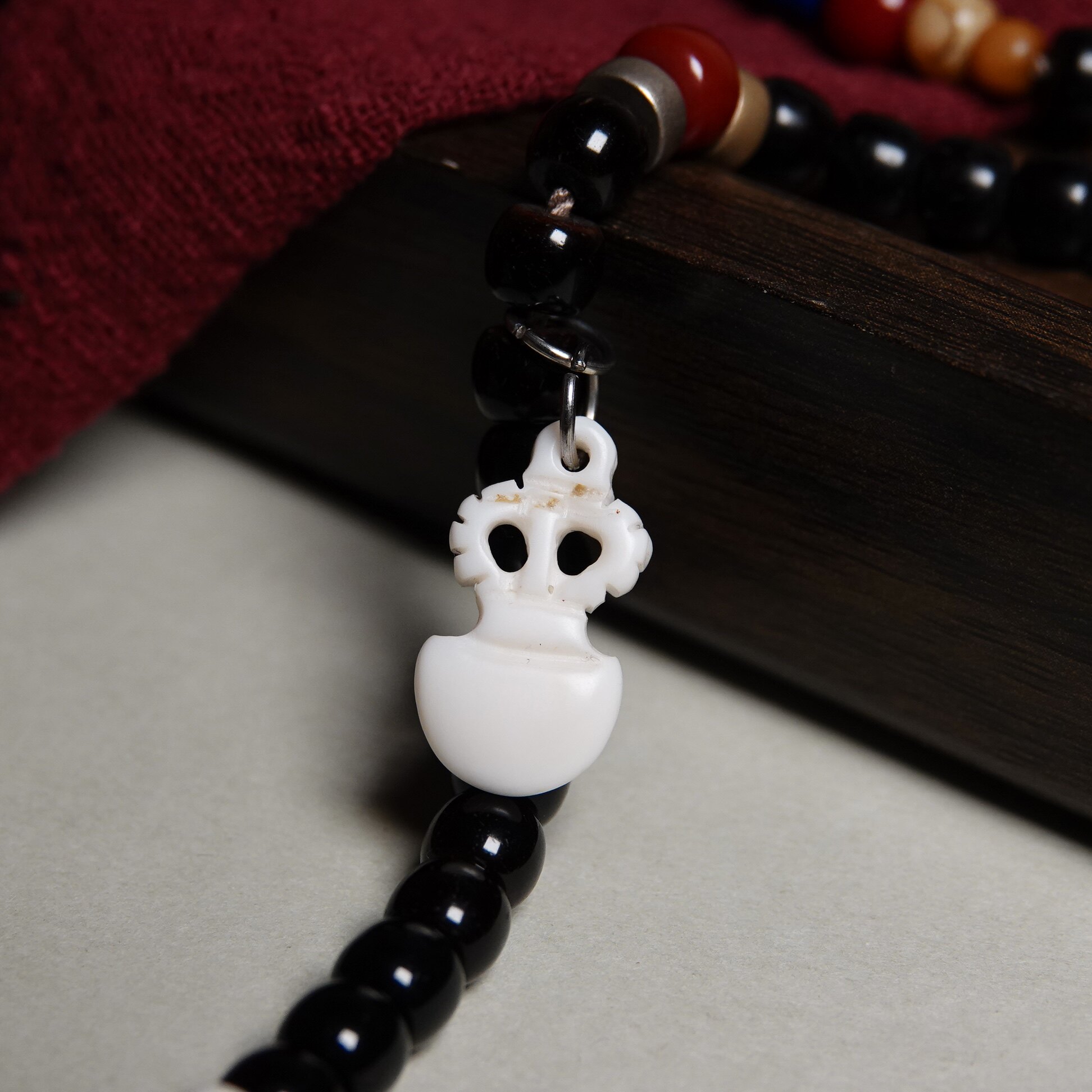 牧区老白螺手雕金刚钺刀老挂件全品洁白磨损到位文玩DIY念珠侧挂