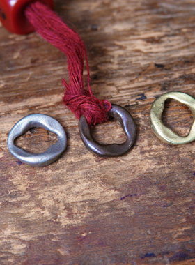 10mm天铁托甲纯铜复古计数器挂环佛珠挂环卡子大磨损小元素隔片