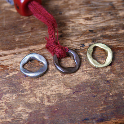 10mm天铁托甲纯铜复古计数器挂环佛珠挂环卡子大磨损小元素隔片