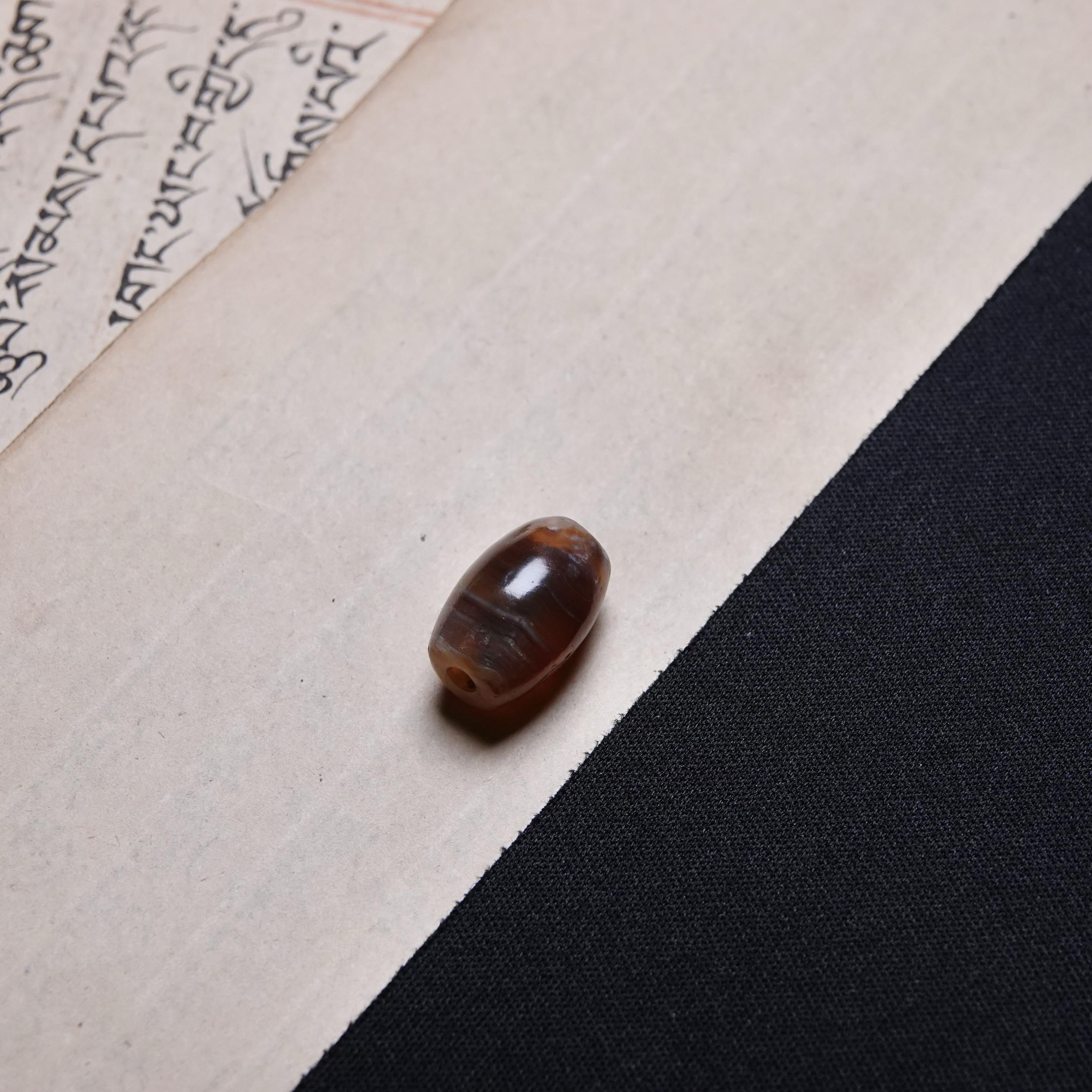 文玩佛珠手串顶珠缠丝玛瑙