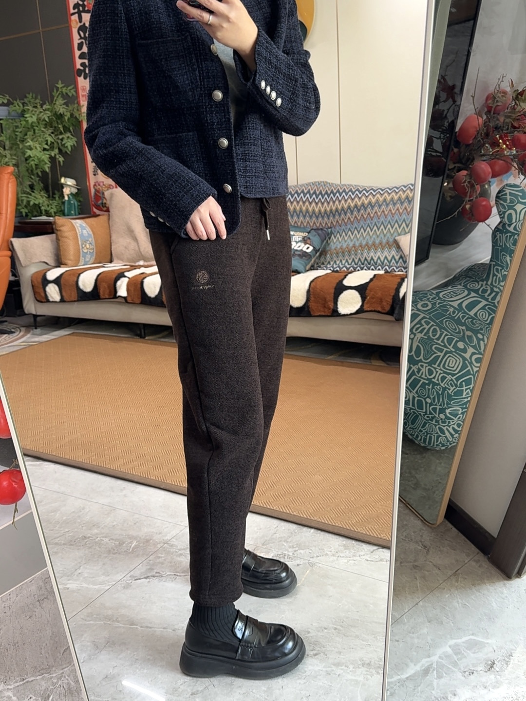 Mm2025新款银狐绒加厚冬季雪地裤男女款