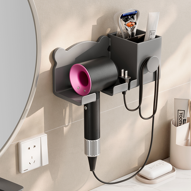 吹风机支架加厚免打孔卫浴风筒架