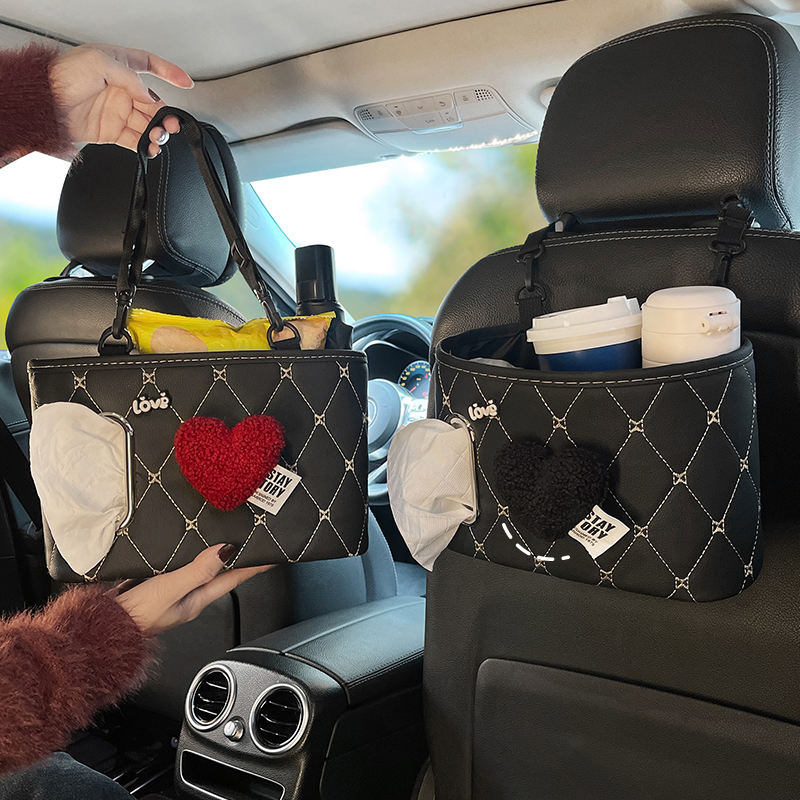 车载椅背收纳袋多功能座椅储物盒