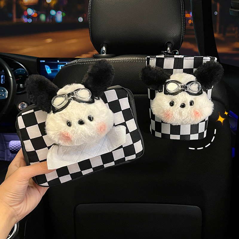 载垃圾桶纸巾盒二合一收纳桶女