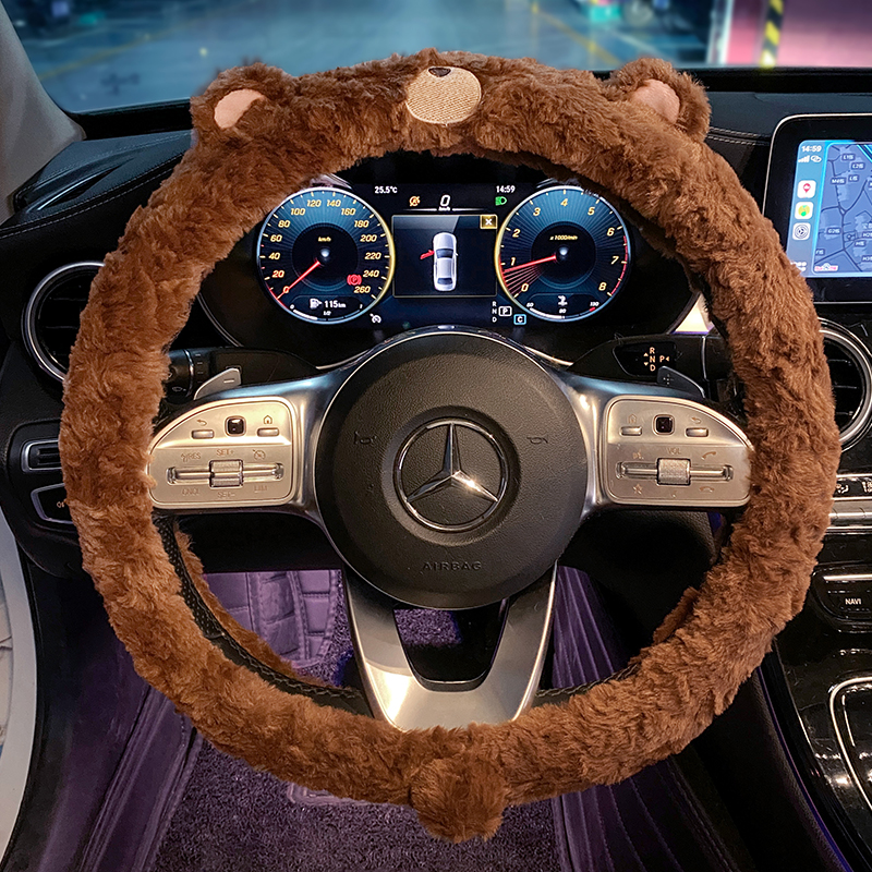 方向盘套冬季毛绒保暖新款