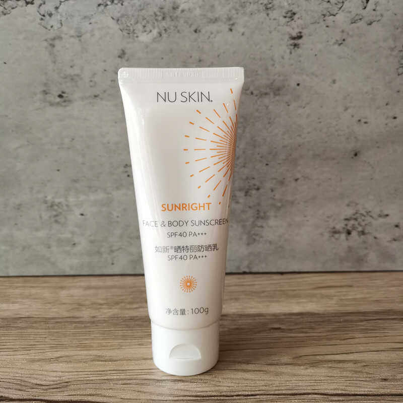 Nuskin国产如新晒特丽防晒乳SPF40+PA+++滋润型全身面部防晒霜