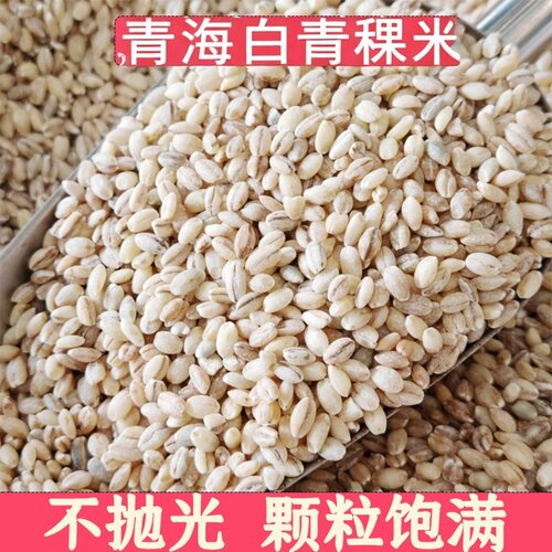 青海正宗白青稞米低GI杂粮不抛光
