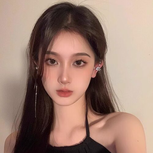 耳夹无耳洞女锆石流苏耳骨夹高级
