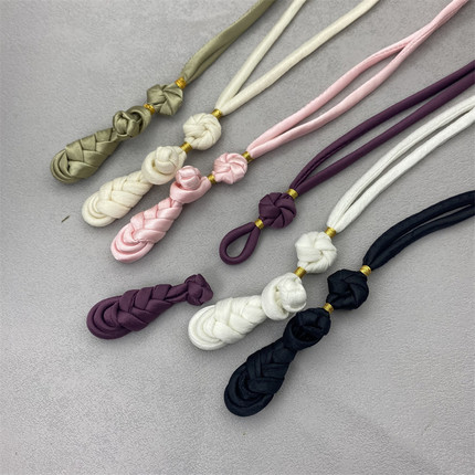 童装色丁料旗袍盘扣手工编织纽扣汉服装饰辅料复古中国风中式衣服