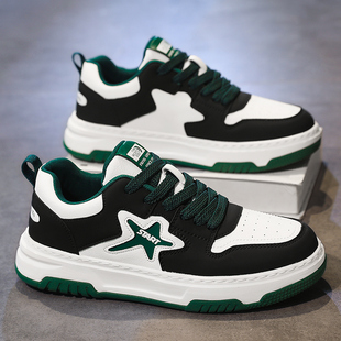 秋冬季加绒男鞋2025新款保暖二棉鞋男青少年高中初中学生运动板鞋