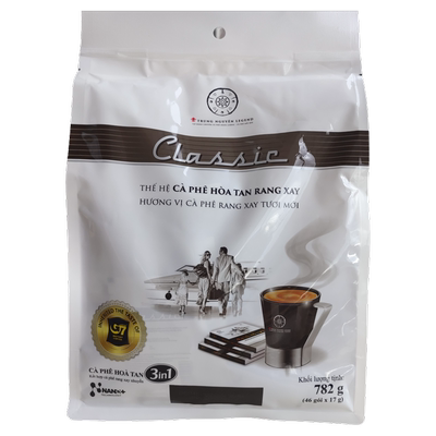 越南进口g7咖啡中原legend甄典版三合一速溶咖啡粉782g原味冲46杯